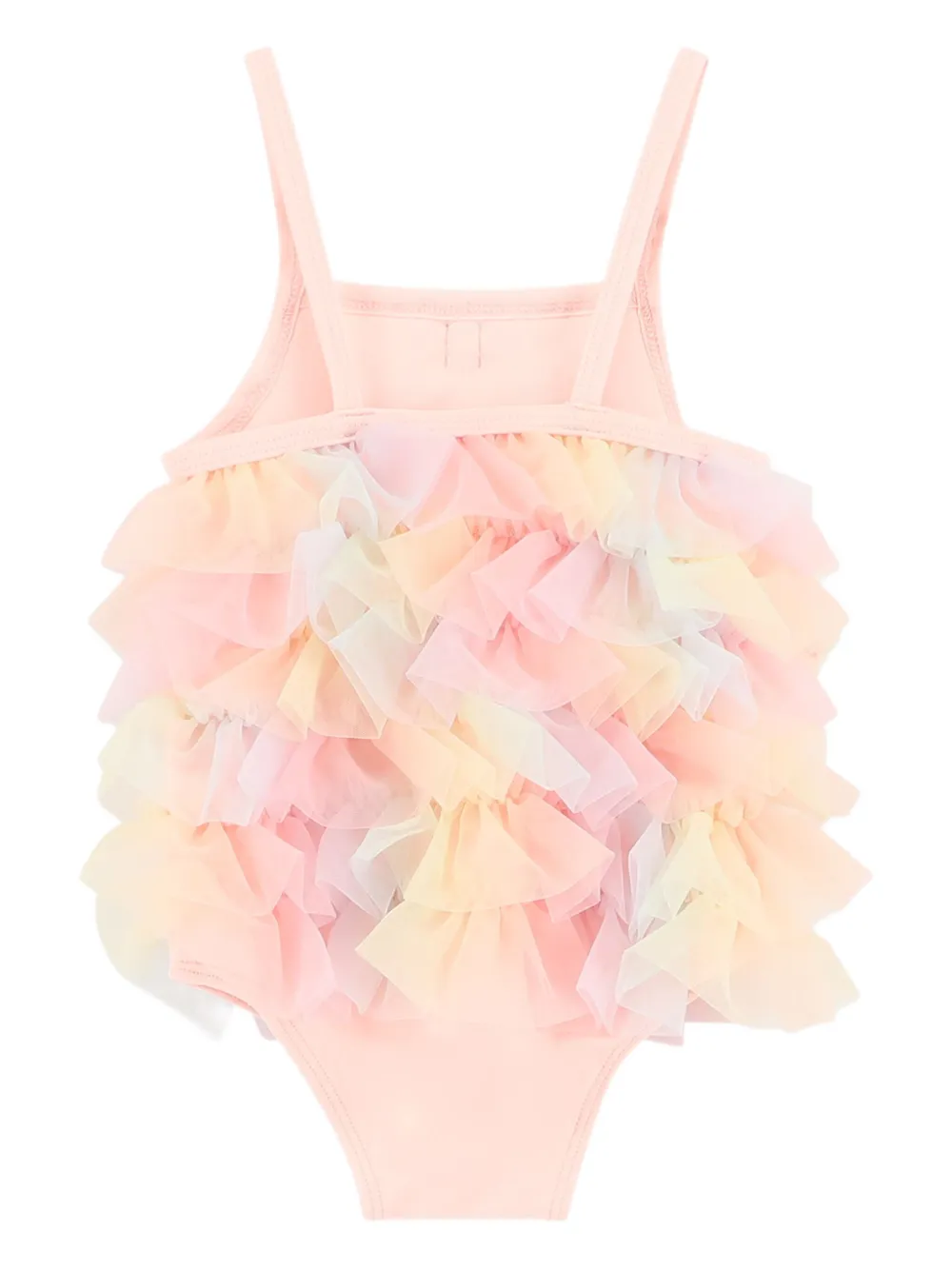 ANGEL'S FACE RUFFLE-DETAILING SWIMSUIT