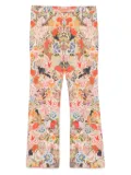 Alexander McQueen Pre-Owned 2000s floral-print trousers - Neutrals