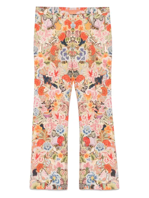 Alexander McQueen Pre-Owned pantalones con estampado floral 2000