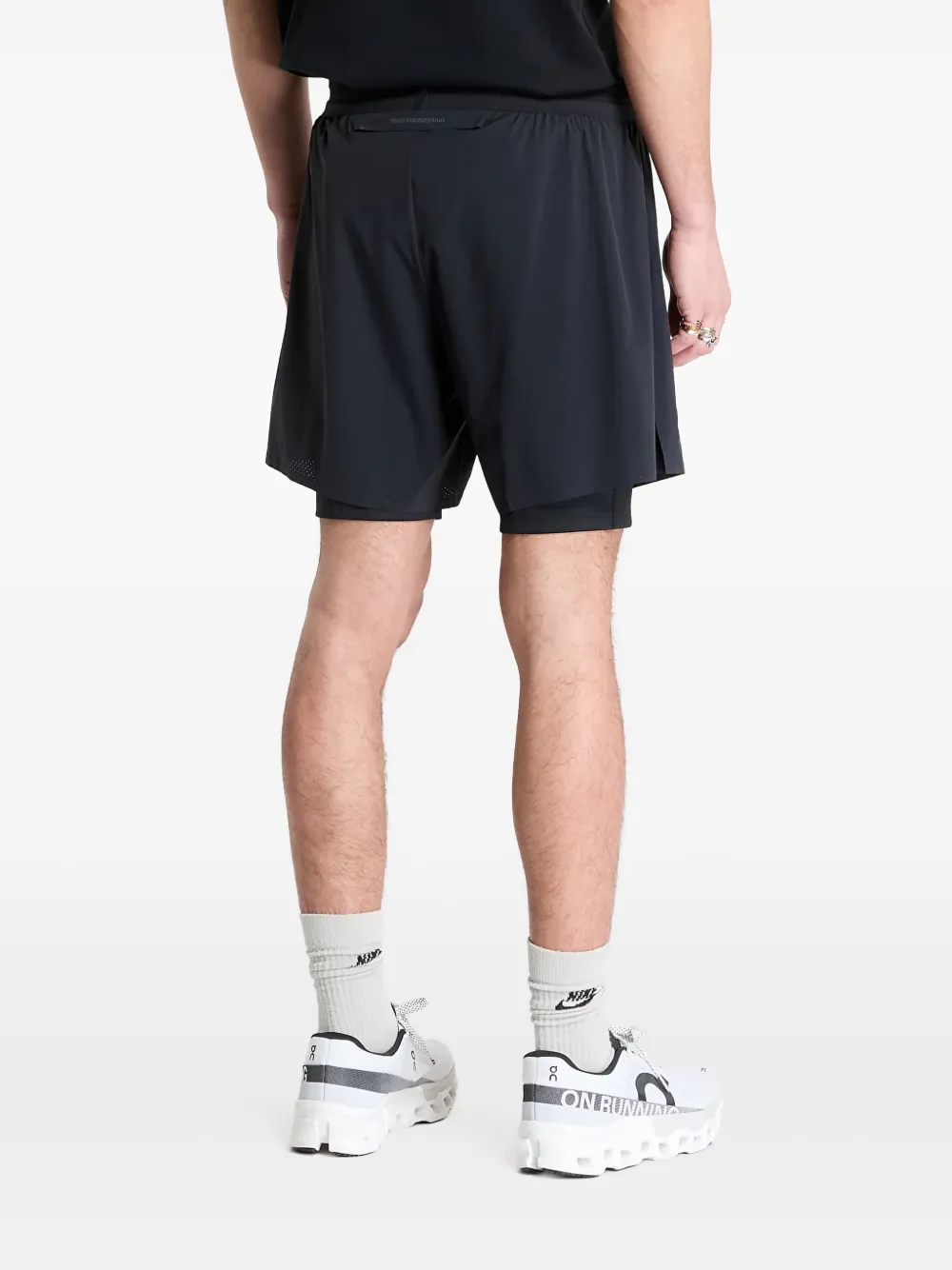 On Running Power Shorts In Black
