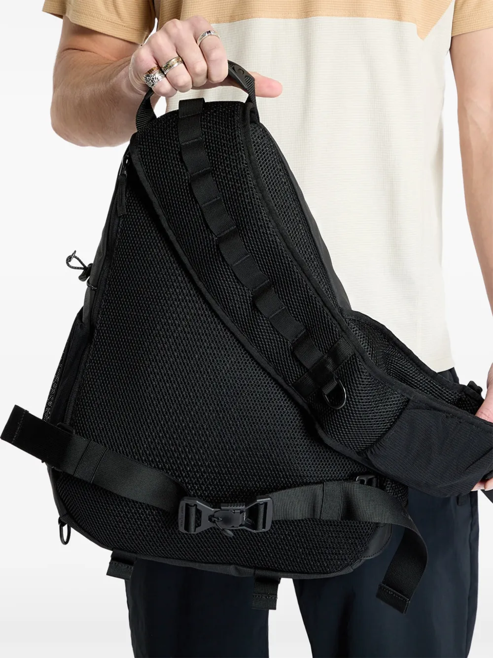 Oakley Rugzak met bungee-detail Zwart