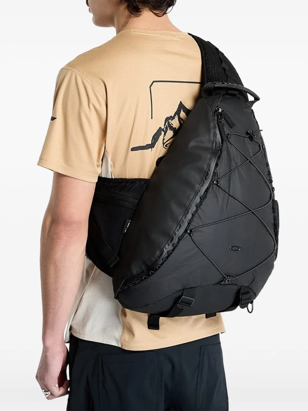 Oakley Rugzak met bungee-detail Zwart