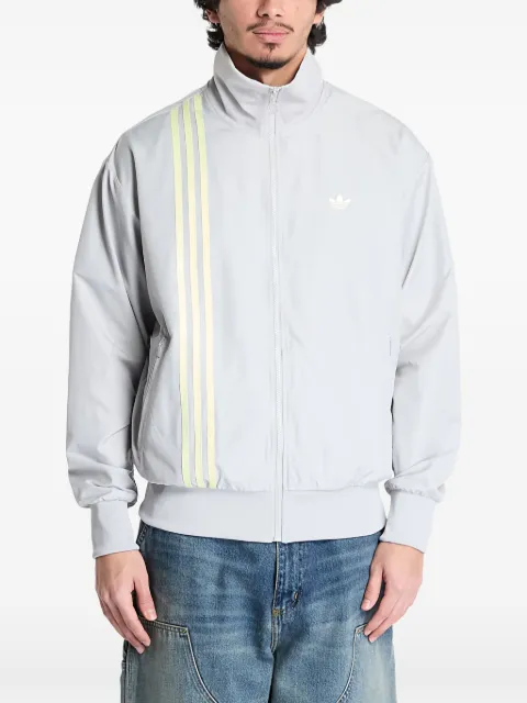 adidas logo-embroidered jacket