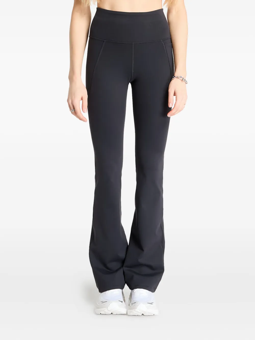Reebok Side-pocket Flared Trousers In Black