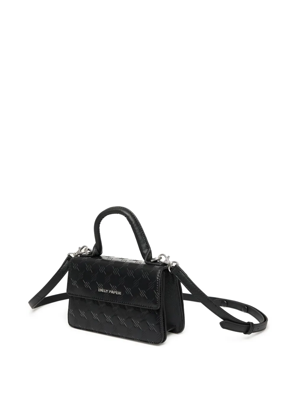 Daily Paper Mini Meru Tote Bag In Black