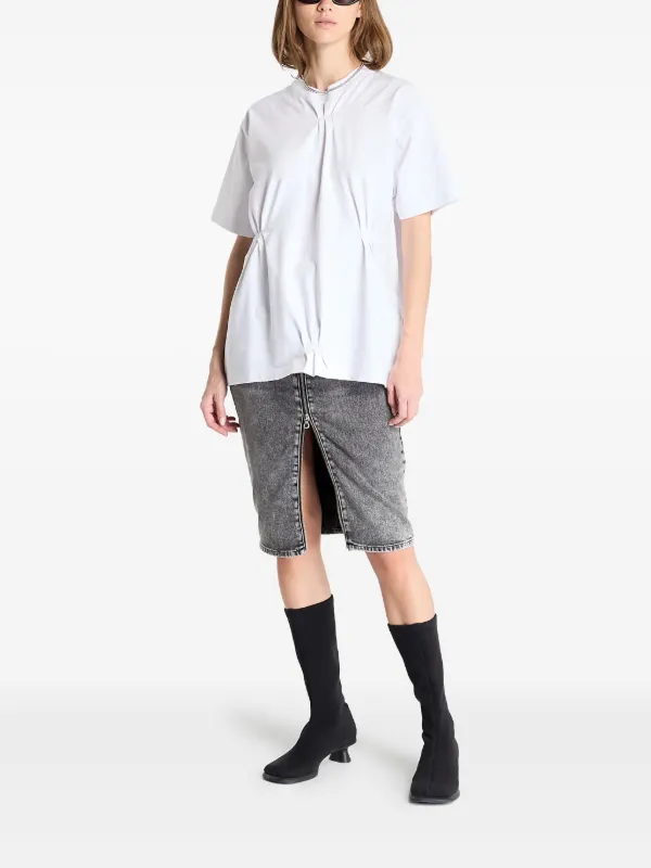 HELIOT EMIL crew-neck T-shirt | White | FARFETCH HELIOT EMIL crew-neck T-shirt | White | FARFETCH