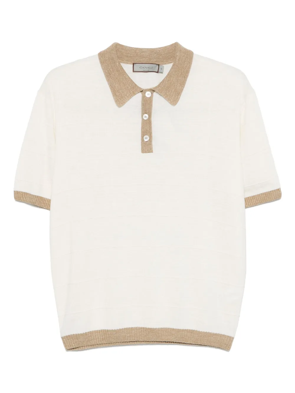 Canali playera tipo polo texturizada | neutro | Image 1