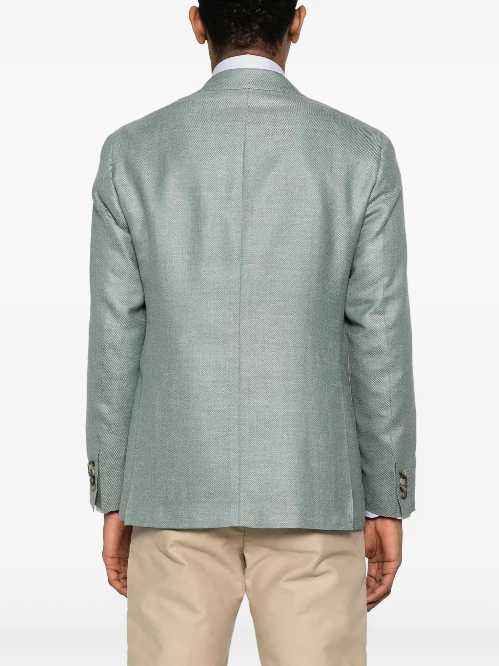 Canali Twill blazer Groen