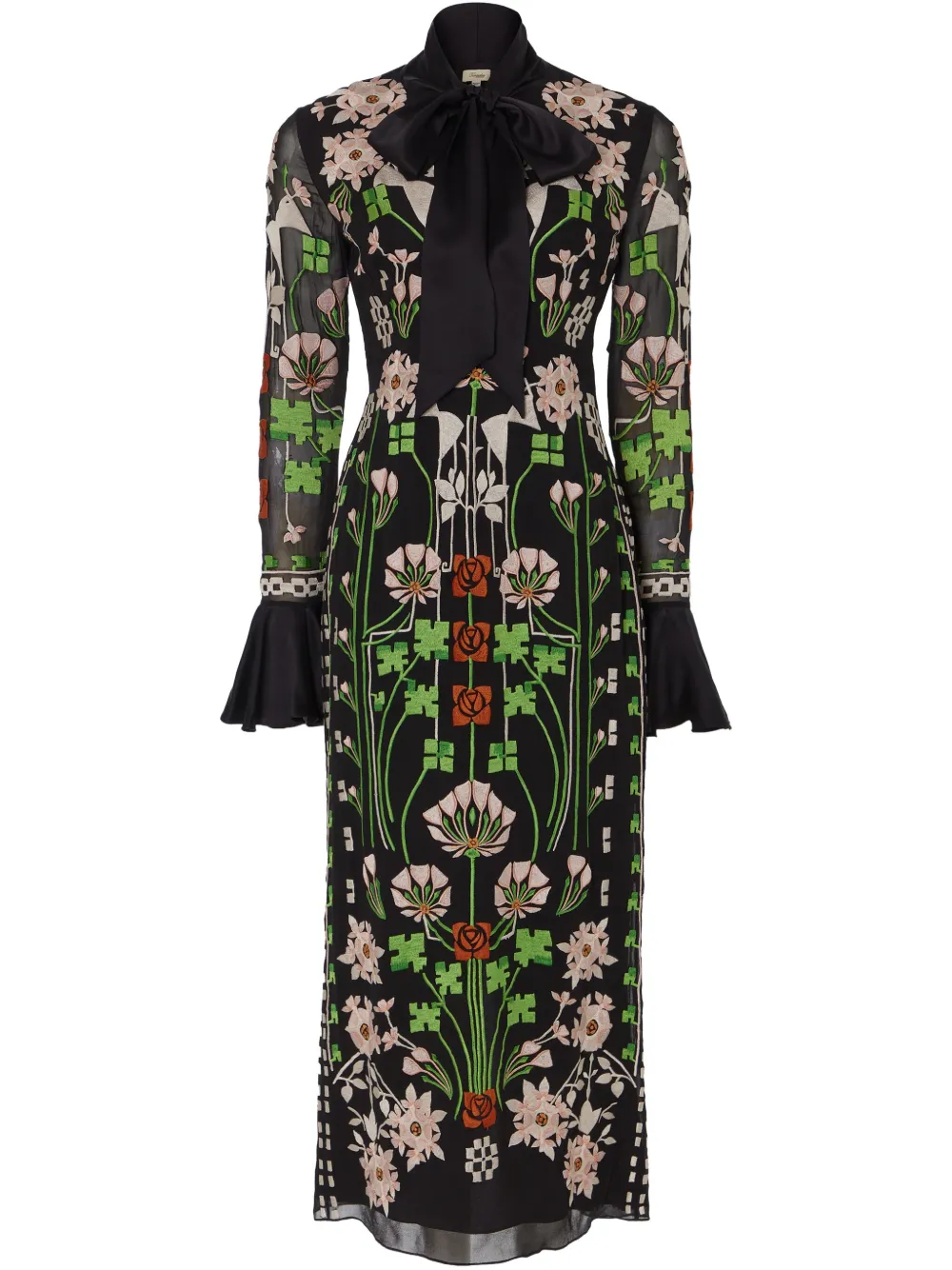 Temperley London Casa Tie ドレス - ブラック Temperley London Casa Tie ドレス - ブラック
