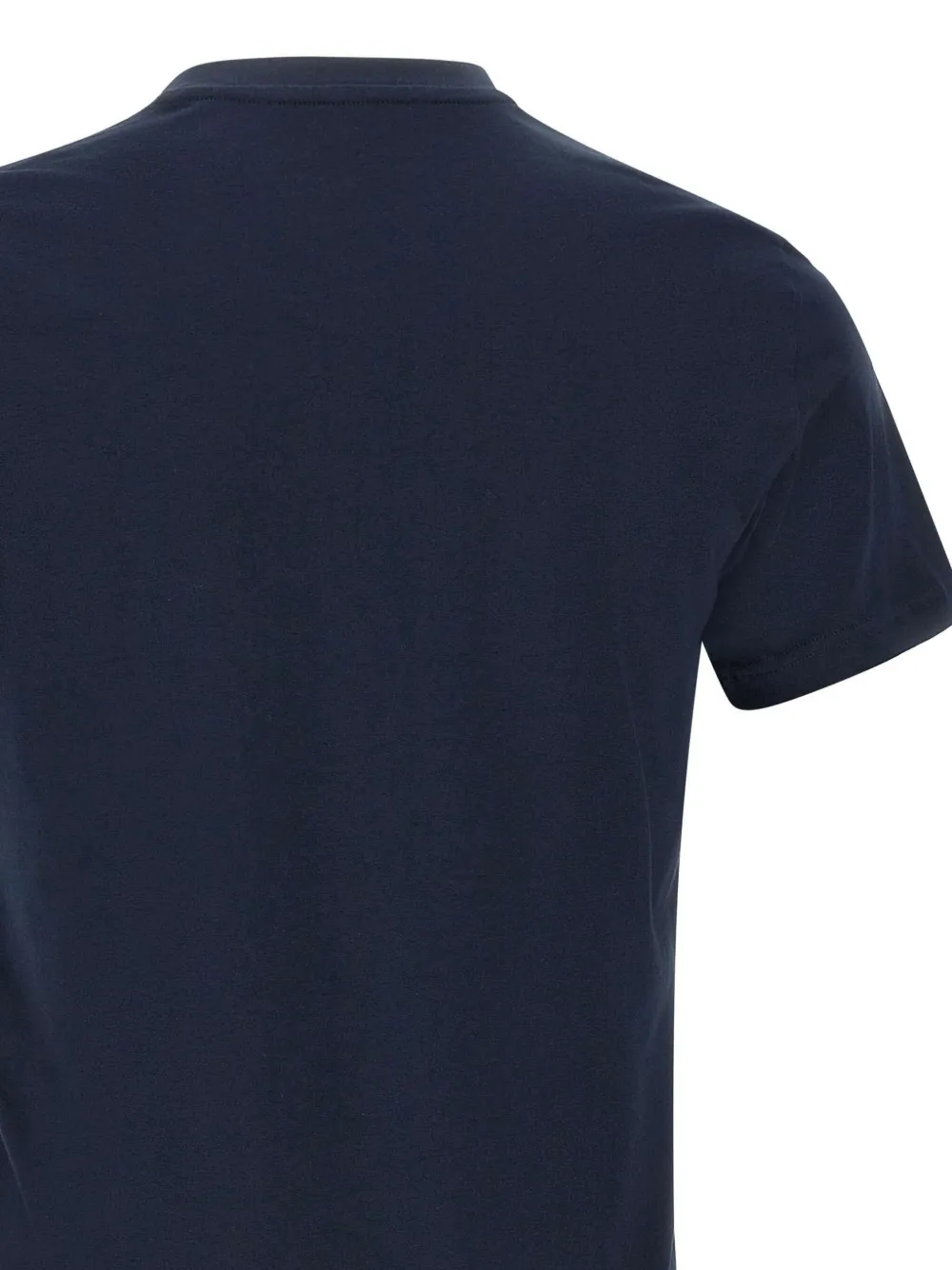 Emporio Armani T-shirt met geborduurd logo Blauw