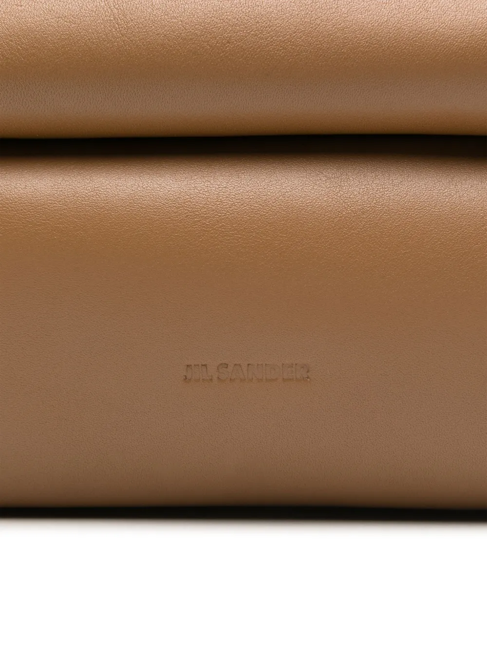 Jil Sander Rollup kleine schoudertas Bruin