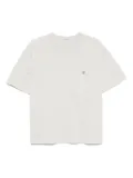 Ten C logo-patch cotton T-shirt - Grey