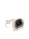 Rosa Maria sterling silver Saxo diamond ring