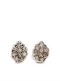 Rosa Maria sterling silver diamonds stud earrings