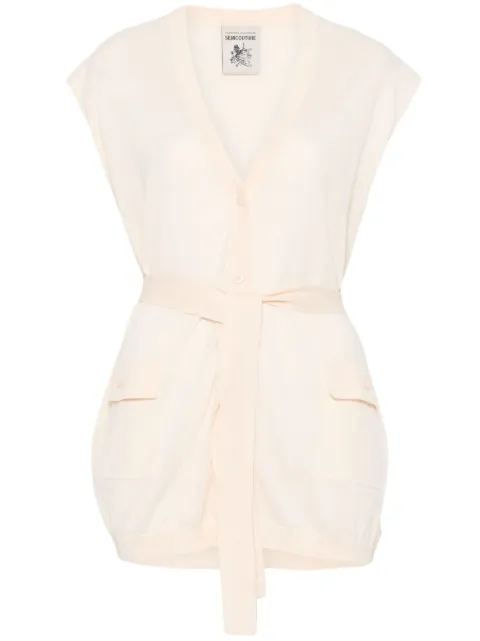 Semicouture fine-knit jacket