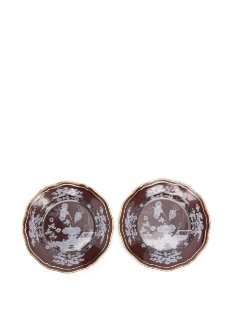 GINORI 1735 set de dos platos para pan Oriente Italiano