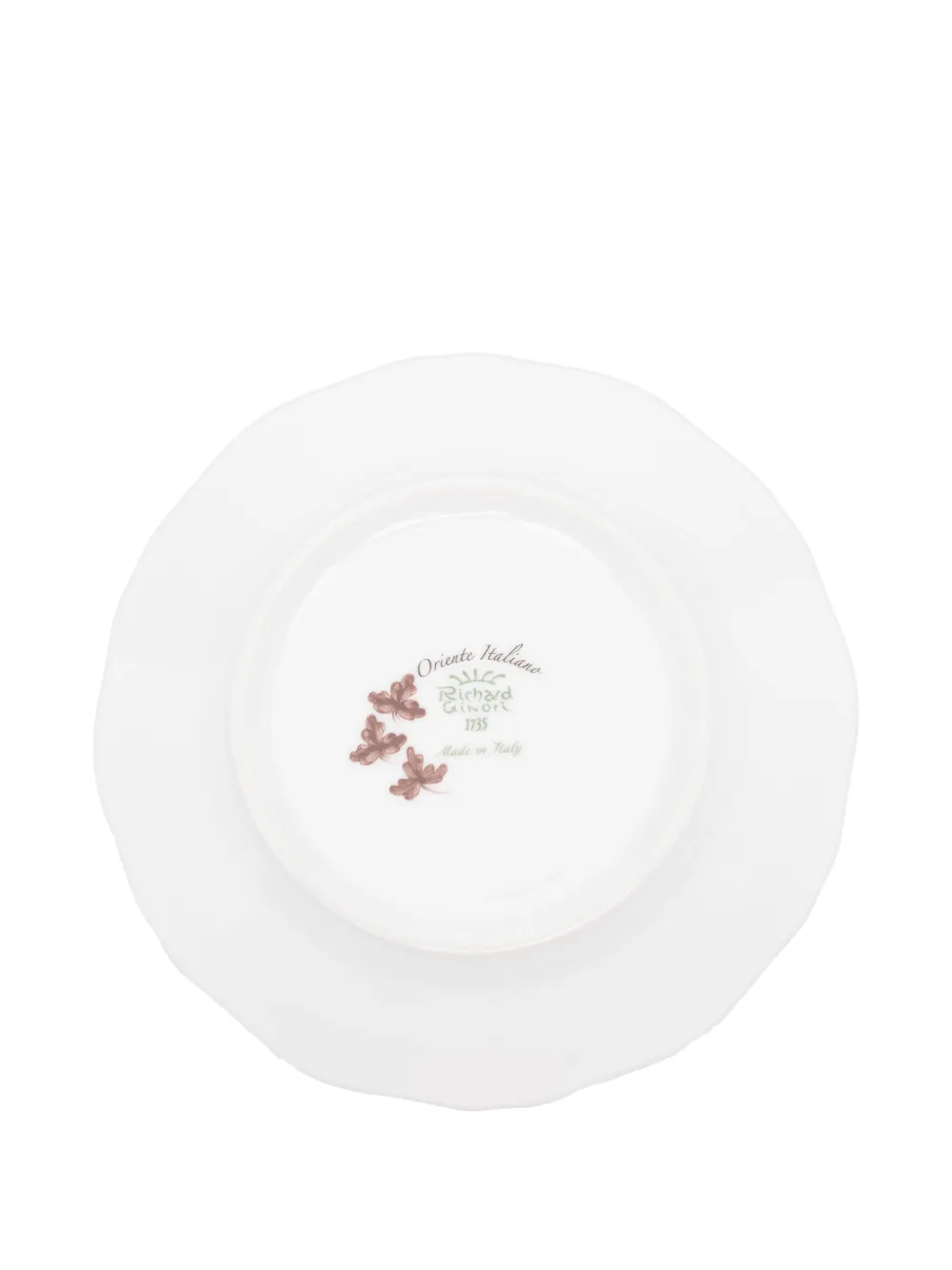 Ginori 1735 Oriente Italiano Bread Plate (set Of Two) In Brown