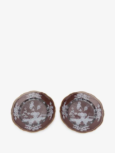 GINORI 1735 porcelain flat plate (set of two)