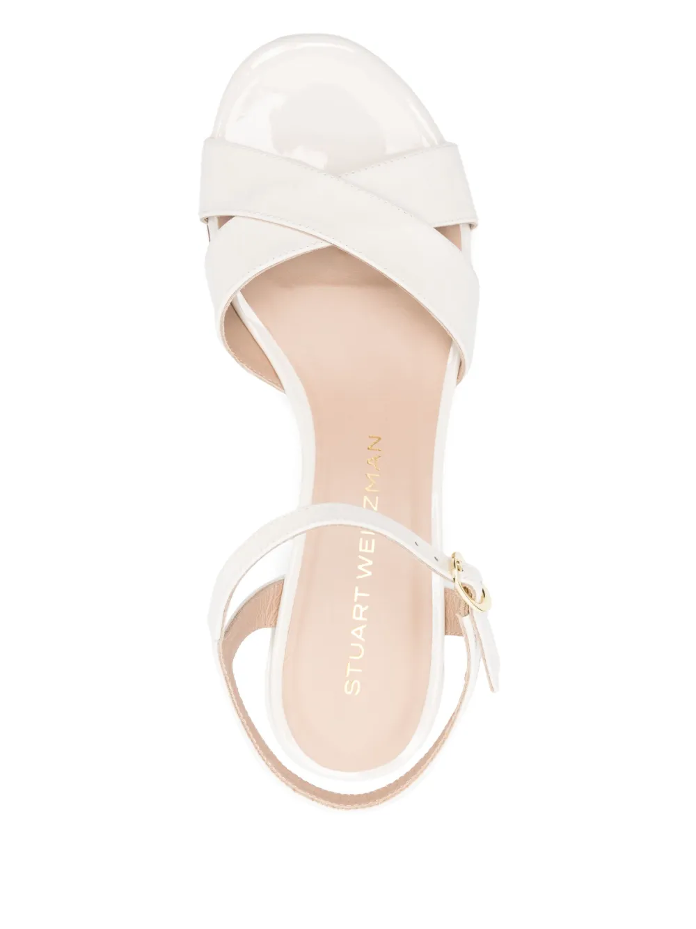 Stuart Weitzman 50mm Dayna sandals Neutrals