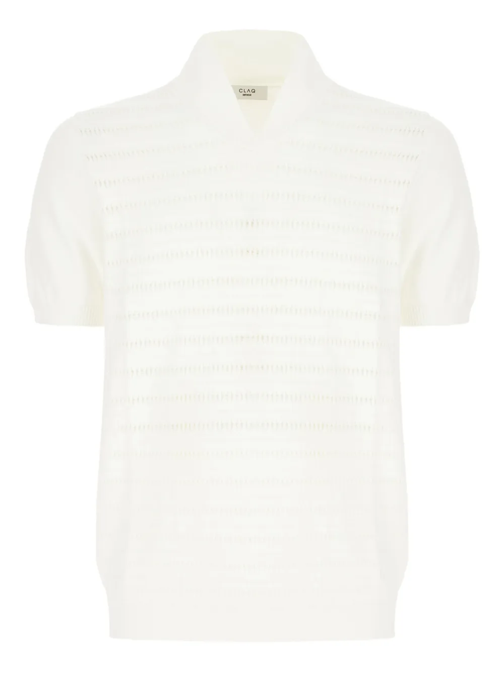 CLAQ playera tejida | blanco | Image 1