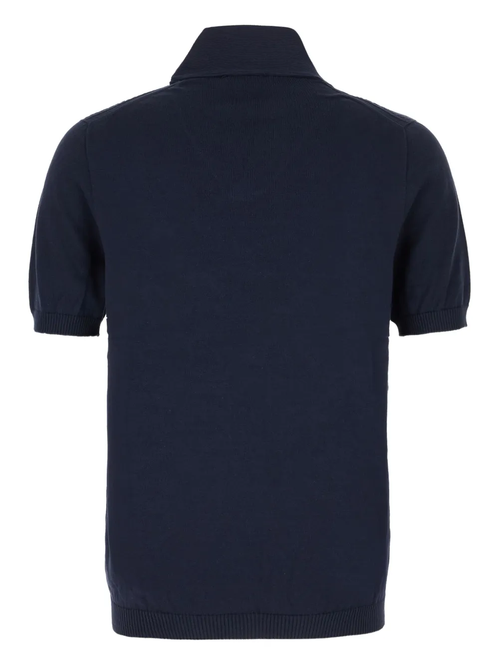 CLAQ polo-neck knitted sweater - Blauw