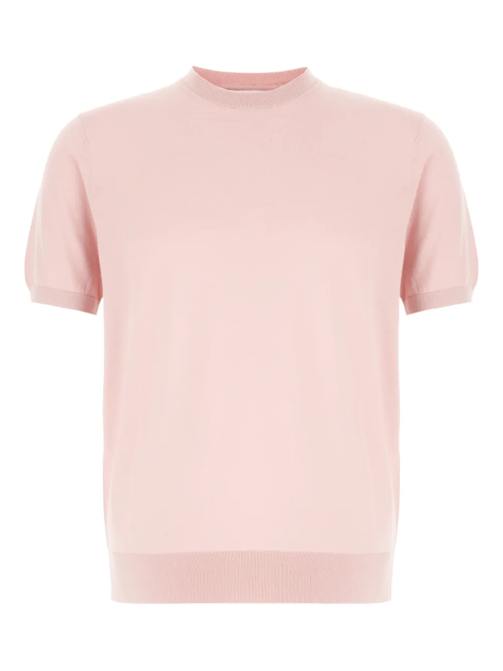 CLAQ short-sleeved knit T-shirt | Pink | Image 1