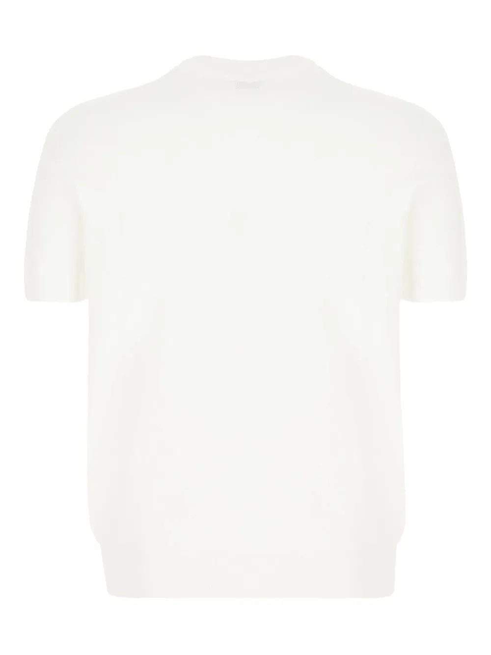 CLAQ short-sleeve crew-neck sweater - Wit