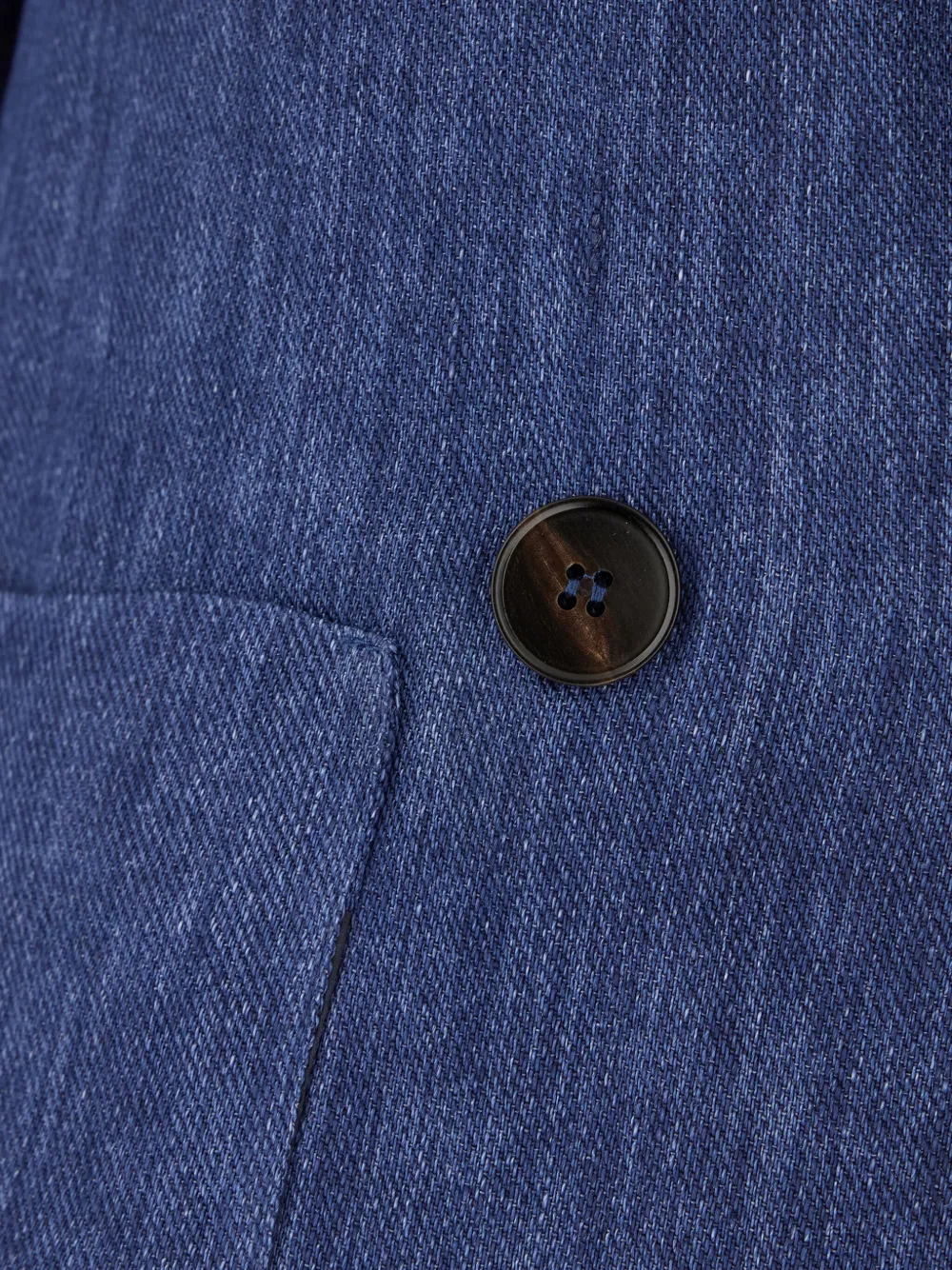 Antonelli Linnen blazer Blauw