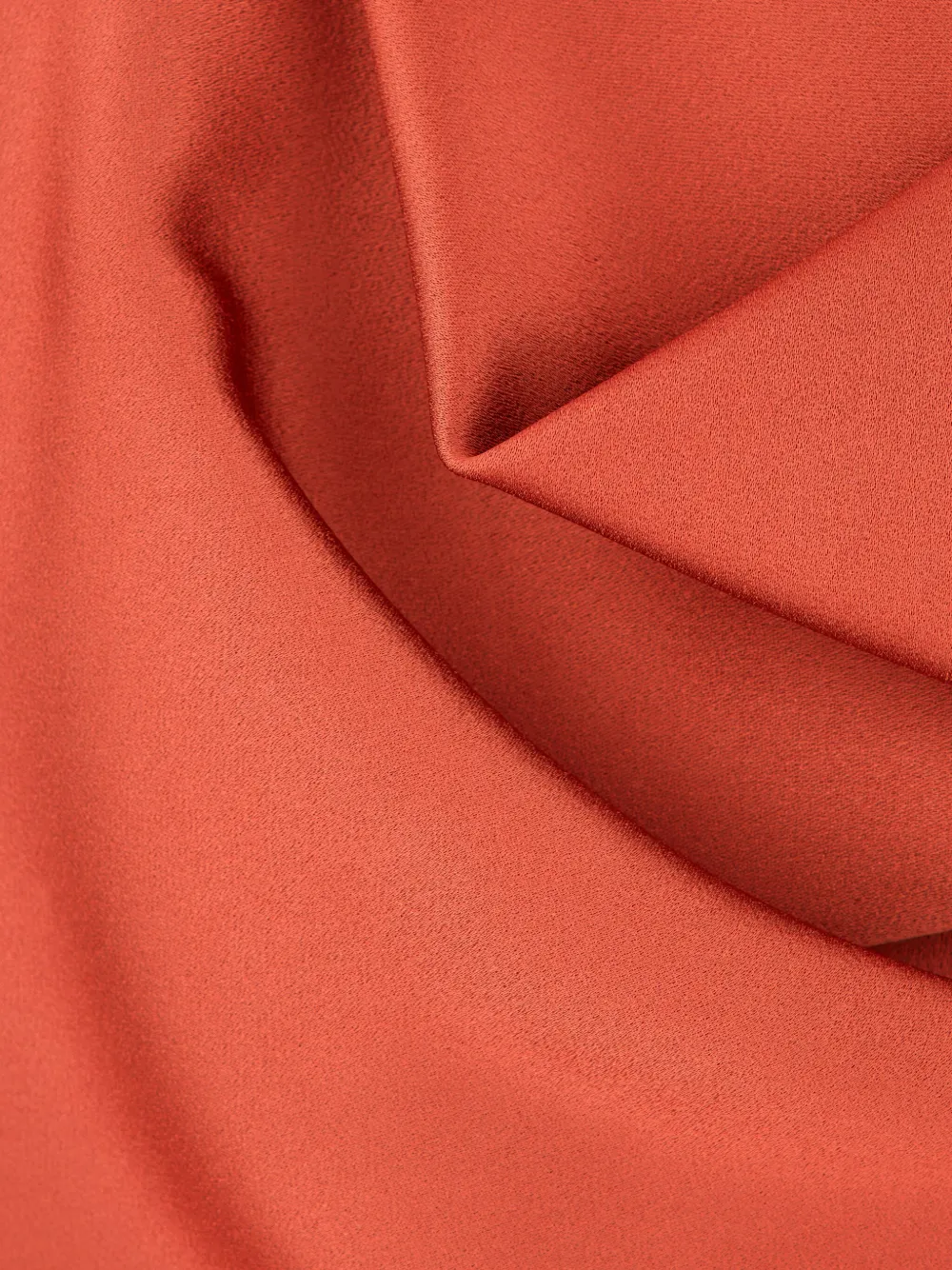 Antonelli Asymmetrische jurk met watervalhals Oranje