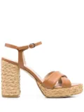 Stuart Weitzman 100mm Dayna espadrilles - Brown