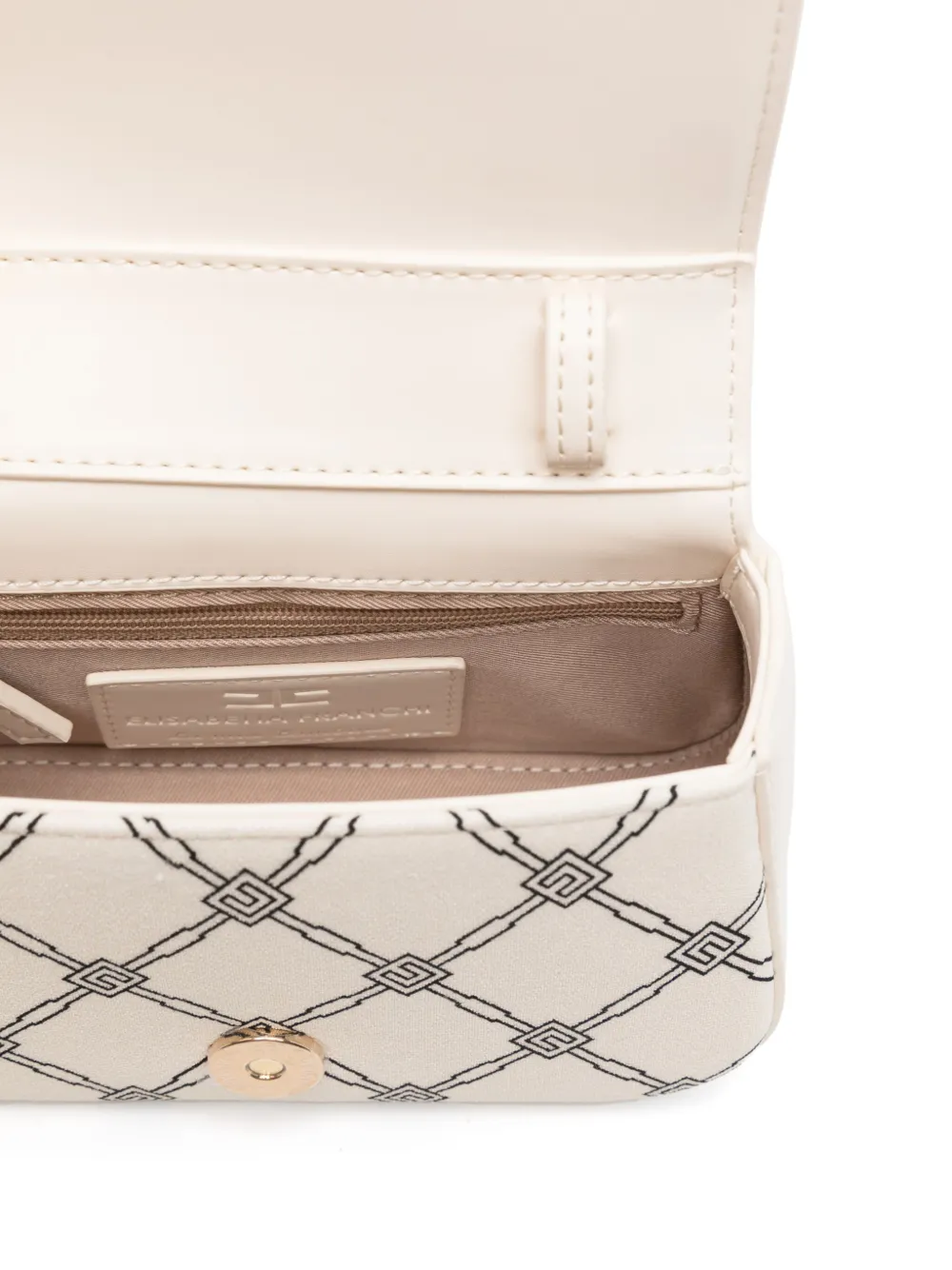 ELISABETTA FRANCHI LA MIA BAMBINA MONOGRAM-PATTERN CROSS BODY BAG