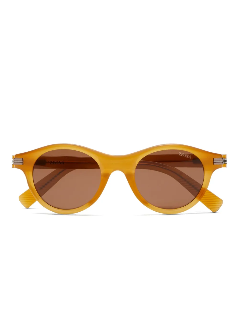Zegna round-frame sunglasses | Brown | Image 1