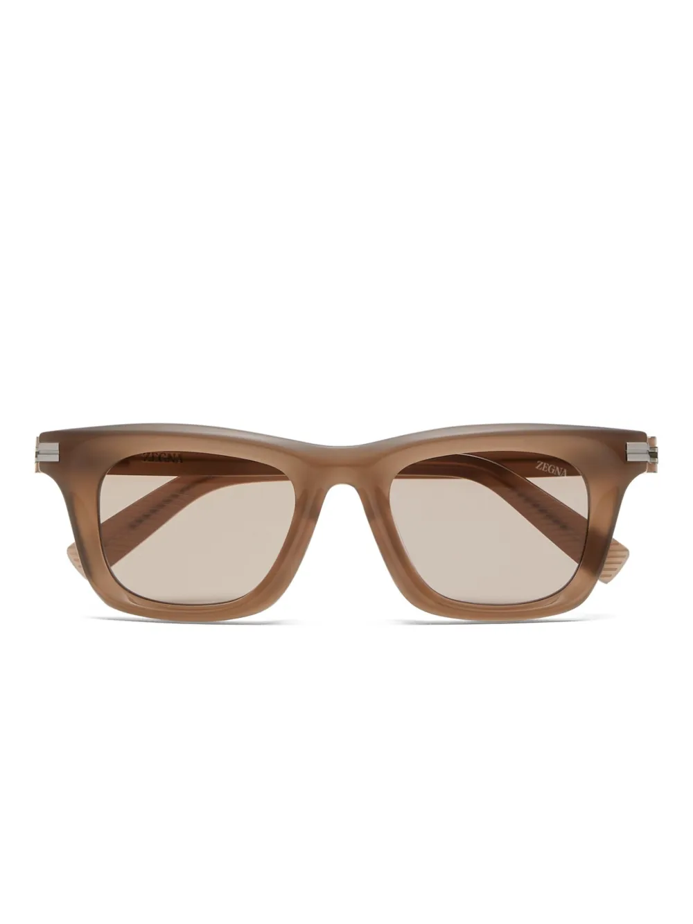 Zegna square-frame sunglasses | Brown | Image 1