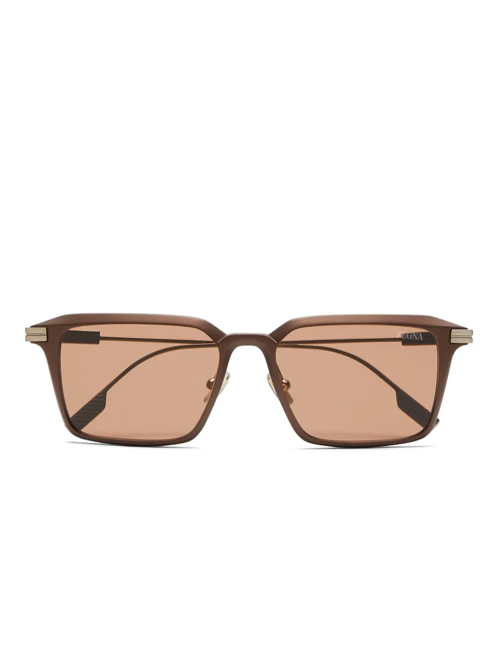 Zegna square-frame sunglasses | Brown | Image 1