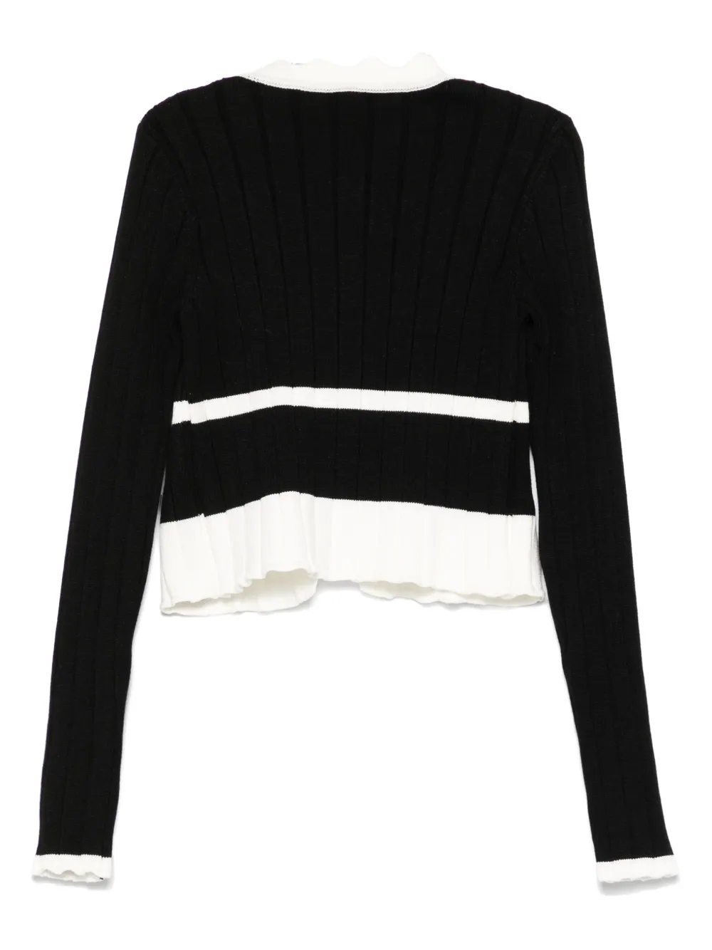 Elisabetta Franchi La Mia Bambina contrast-trim cardigan | Girls Cardigans | Image 2