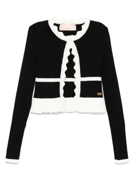 Elisabetta Franchi La Mia Bambina contrast-trim cardigan