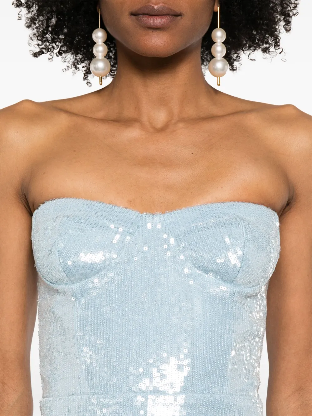 The New Arrivals Ilkyaz Ozel Monique avondjurk Blauw