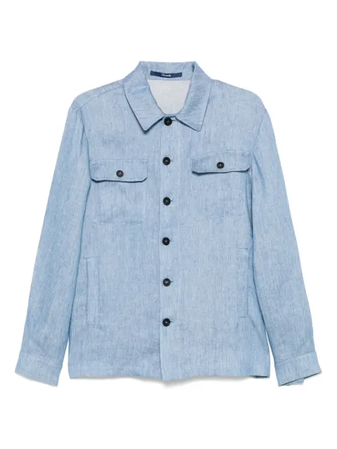 Drumohr linen shirt jacket