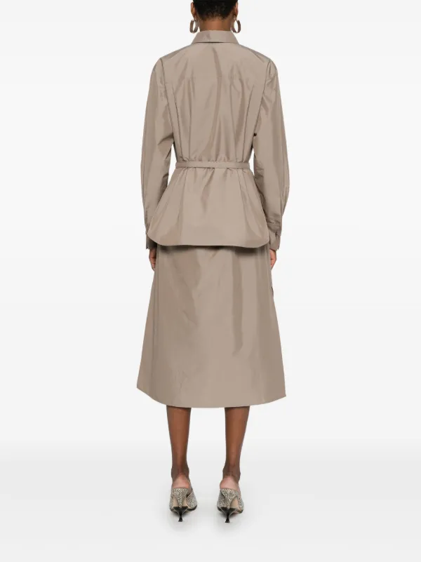 fendi shirt dress Dress , Brown, Size 36- Fendi
