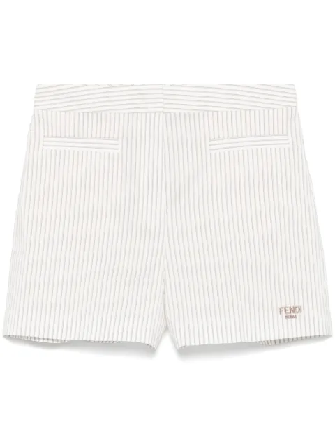 FENDI shorts con motivo de rayas