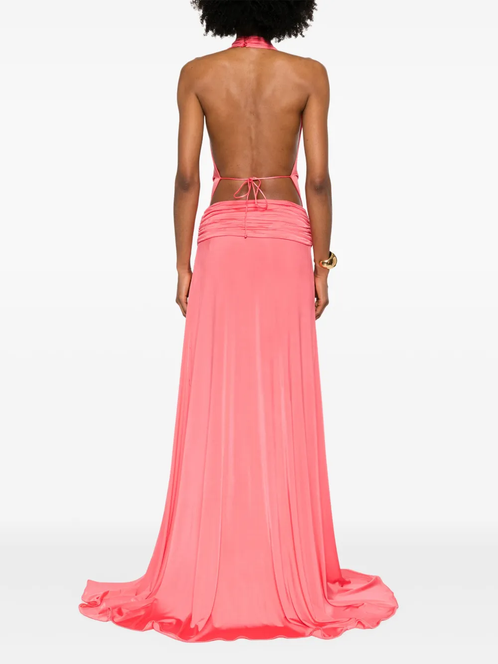 The New Arrivals Ilkyaz Ozel Tanit maxi-jurk Roze