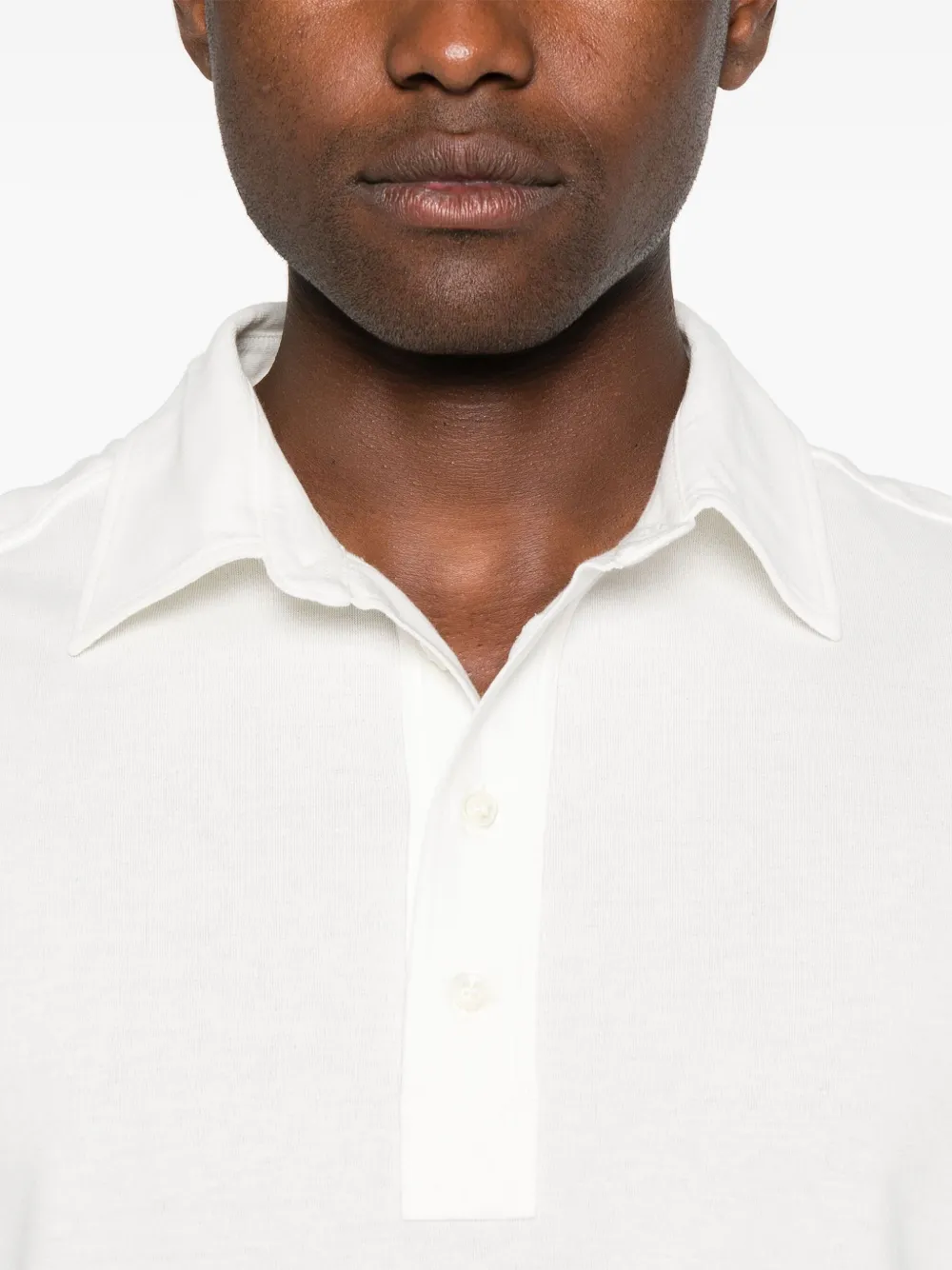 Moncler Poloshirt met korte mouwen Wit