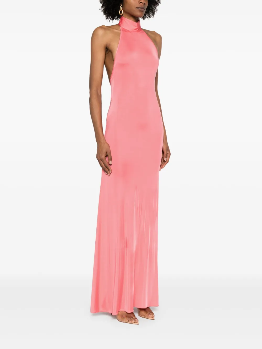 The New Arrivals Ilkyaz Ozel Leia maxi-jurk Roze