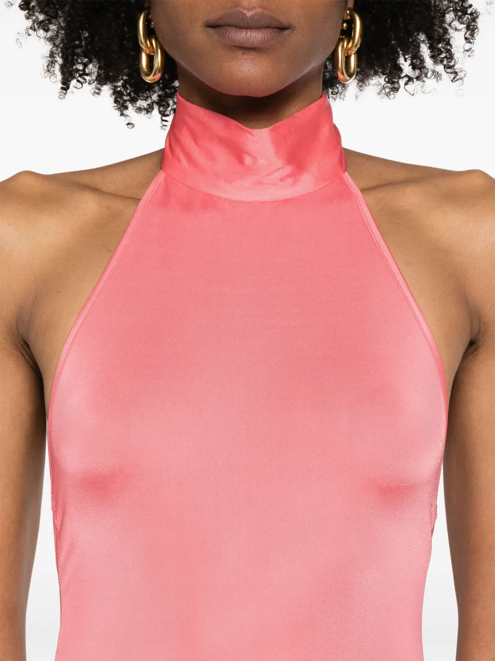 The New Arrivals Ilkyaz Ozel Leia maxi-jurk Roze