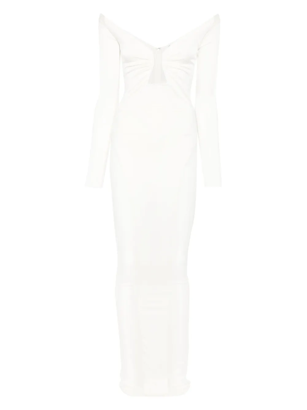 The New Arrivals Ilkyaz Ozel Therese maxi dress - Bianco