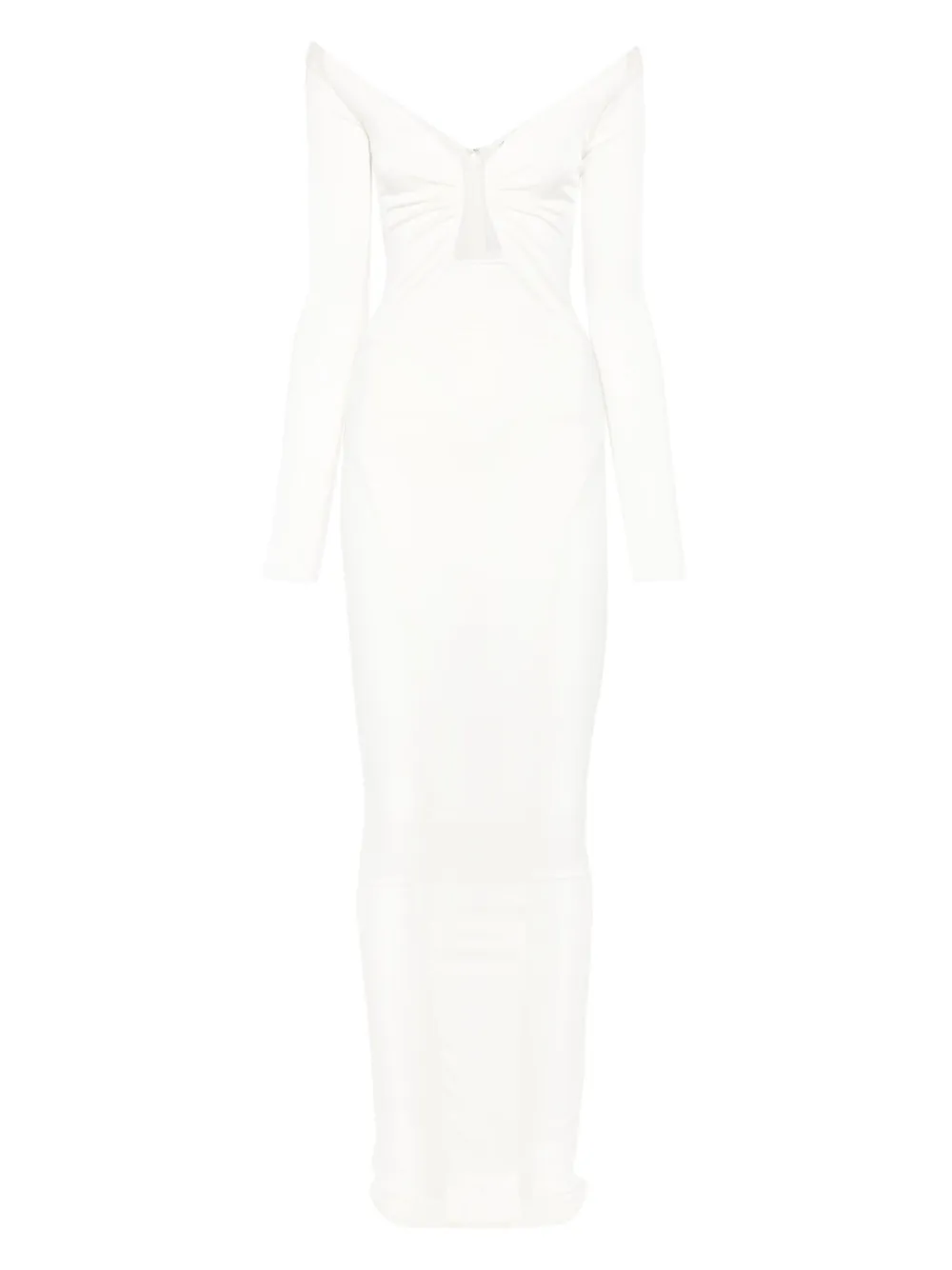 The New Arrivals Ilkyaz Ozel Therese maxi-jurk Wit