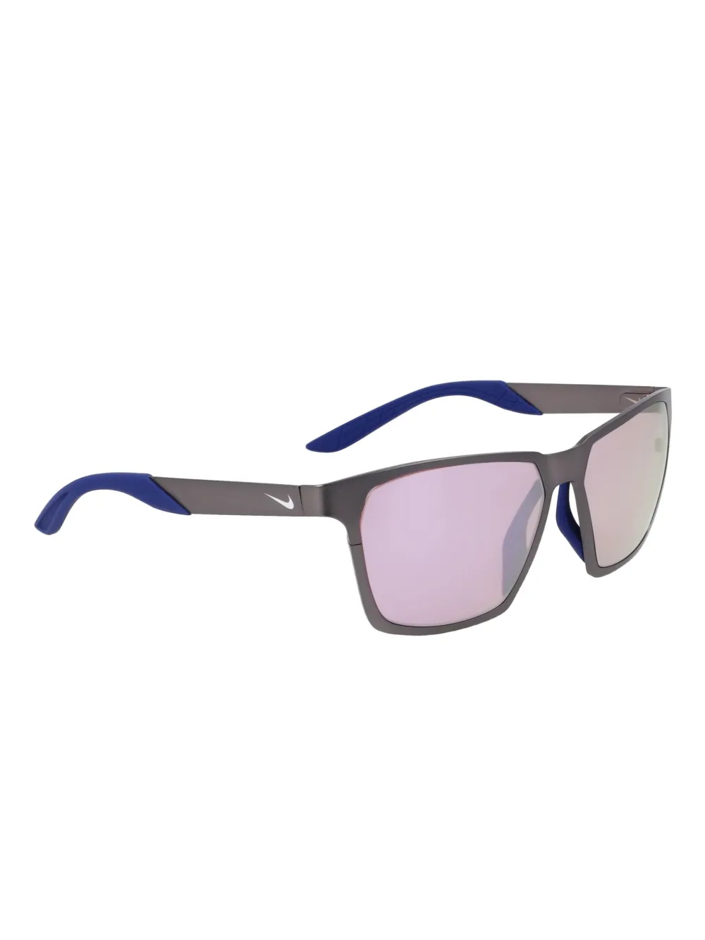 Nike Zonnebril met vierkant montuur Grijs