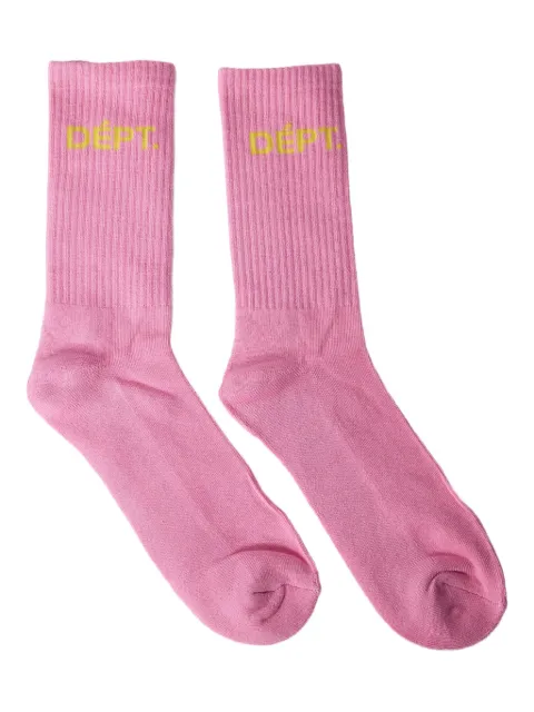 GALLERY DEPT. calcetines con logo en jacquard