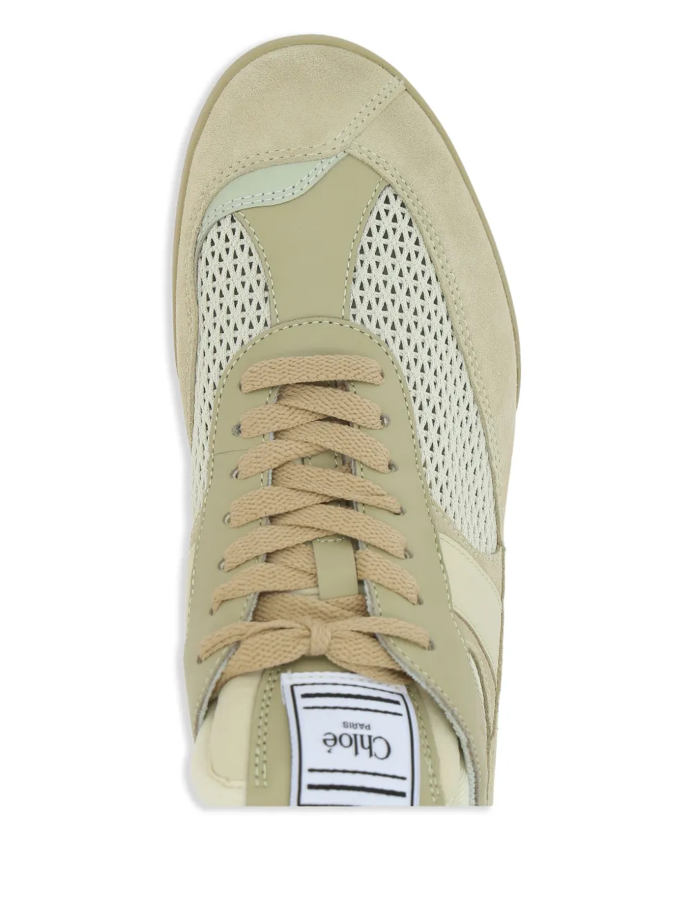 Chloé Kick Sneakers In Gold
