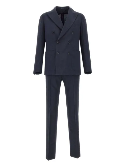 Tagliatore brooch-detail suit
